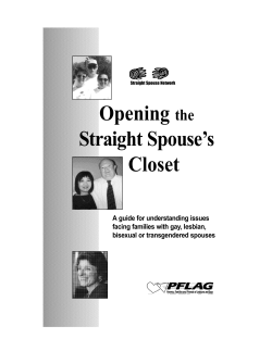 Opening the Straight Spouse`s Closet