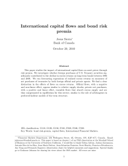 International capital Premia