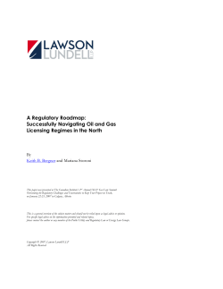 A Regulatory Roadmap: Successfully