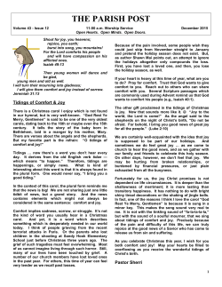 to read The Parish Post newsletter for December.