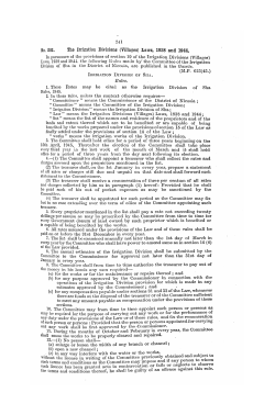 No. 281. The Irrigation Divisions (Villages) Laws, 1938 and