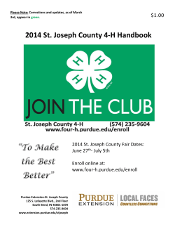 2014 St. Joseph County 4-H