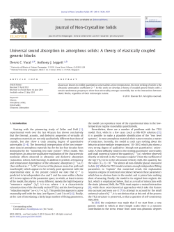 Universal sound absorption in amorphous solids: A theory of