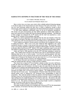 RADIOACTIVE ISOTOPES IN FRACTURES OF THE NECK OF THE