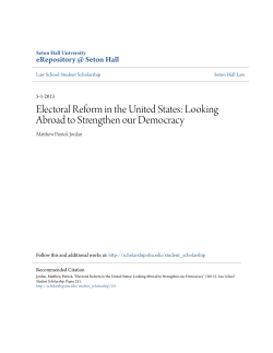 Electoral Reform in the United States