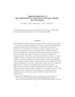 Approximations to the Distributed Activation Energy Model for