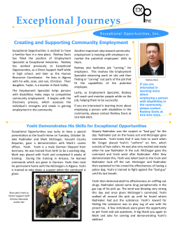 November 2014 - Exceptional Opportunities Inc