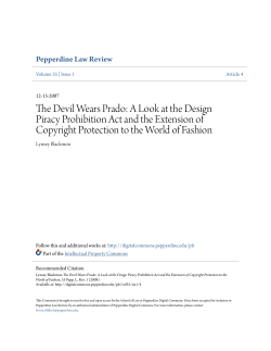 The Devil Wears Prado - Pepperdine Digital Commons