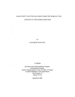 thesis - Scholars` Bank