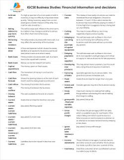 Print &rsaquo; IGCSE Business Studies: Financial