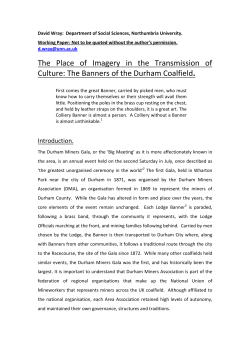 The Place of Imagery in the Transmission of Culture: The Banners of