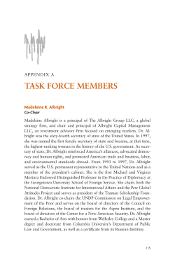 task ForCe members - United States Institute of Peace
