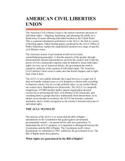 american civil liberties union - Illinois