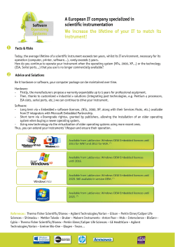 A European IT company specialized in scientific