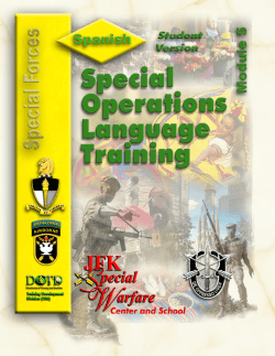 SOLT I Spanish Module 5 Lesson 1