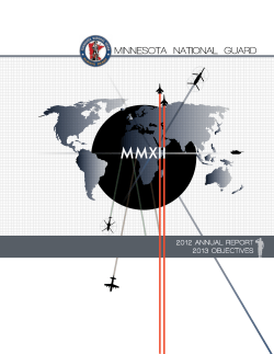 Annual Report 2012 - Minnesota National Guard