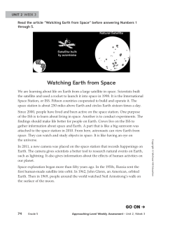 Wonders Unit 2 Week 3 Assessment - Haiku