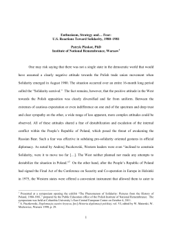 Enthusiasm, Strategy and&hellip; Fear