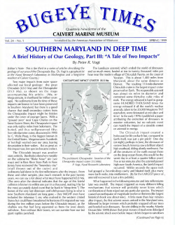 Spring 1999 - Calvert Marine Museum