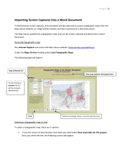 Importing Screen Captures Into a Word Document