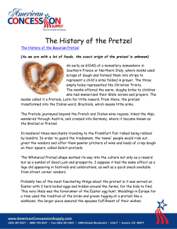 The History of the Pretzel - American Concession Supply