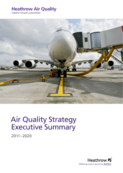 Air Quality Strategy Executive Summary