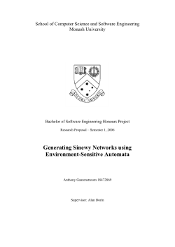 Generating Sinewy Networks using Environment
