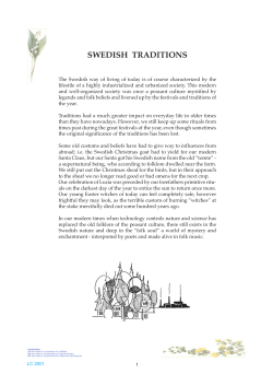 swedish traditions