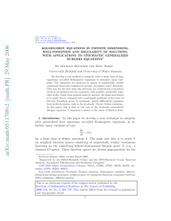 Kolmogorov equations in infinite dimensions