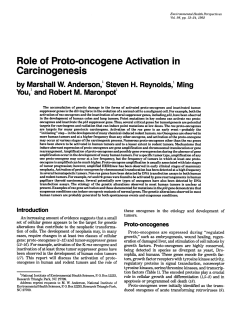 Role of Proto-oncogene Activation in