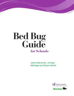 Bed Bug Guide for Schools