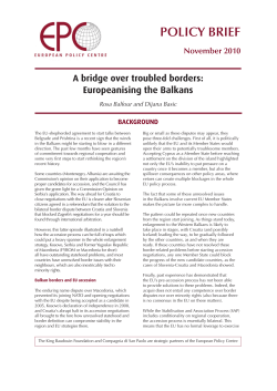 A bridge over troubled borders