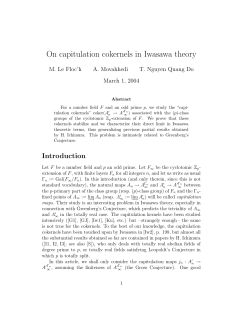 On capitulation cokernels in Iwasawa theory