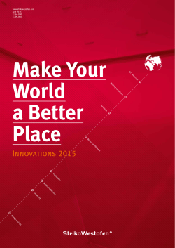 Make Your World A Better Place