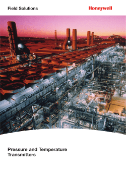 Pressure and Temperature Transmitters