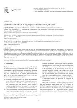Numerical simulation of high-speed turbulent water jets in air