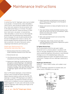 Maintenance Instructions