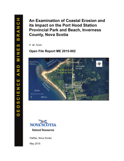 Open File Report ME 2015-002