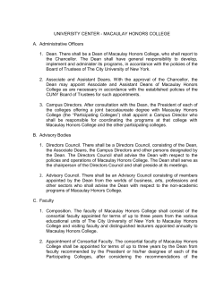 Macaulay Honors College