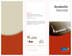 Anabolic Steroids