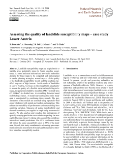 Assessing the quality of landslide susceptibility maps