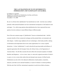 the last bastions of state sovereignty: immigration and nationality go