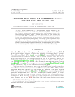 A COMPLETE AXIOM SYSTEM FOR