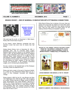 December 2015 - Wilkinsburg Stamp Club