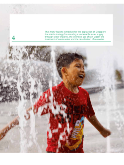 Siemens Sustainability Report 2010, Singapore &ndash; Drinking water