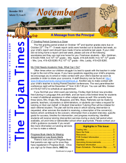 November - Findlay High School