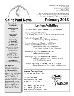 February newsletter.indd - Saint Paul United Methodist Church