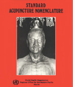 Standard acupuncture nomenclature