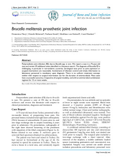 PDF - Journal of Bone and Joint Infection