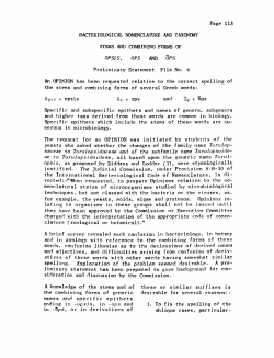 STEMS AND COMBINING FORMS OF